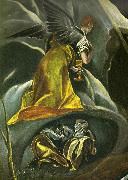 El Greco christ on the mount of olives painting